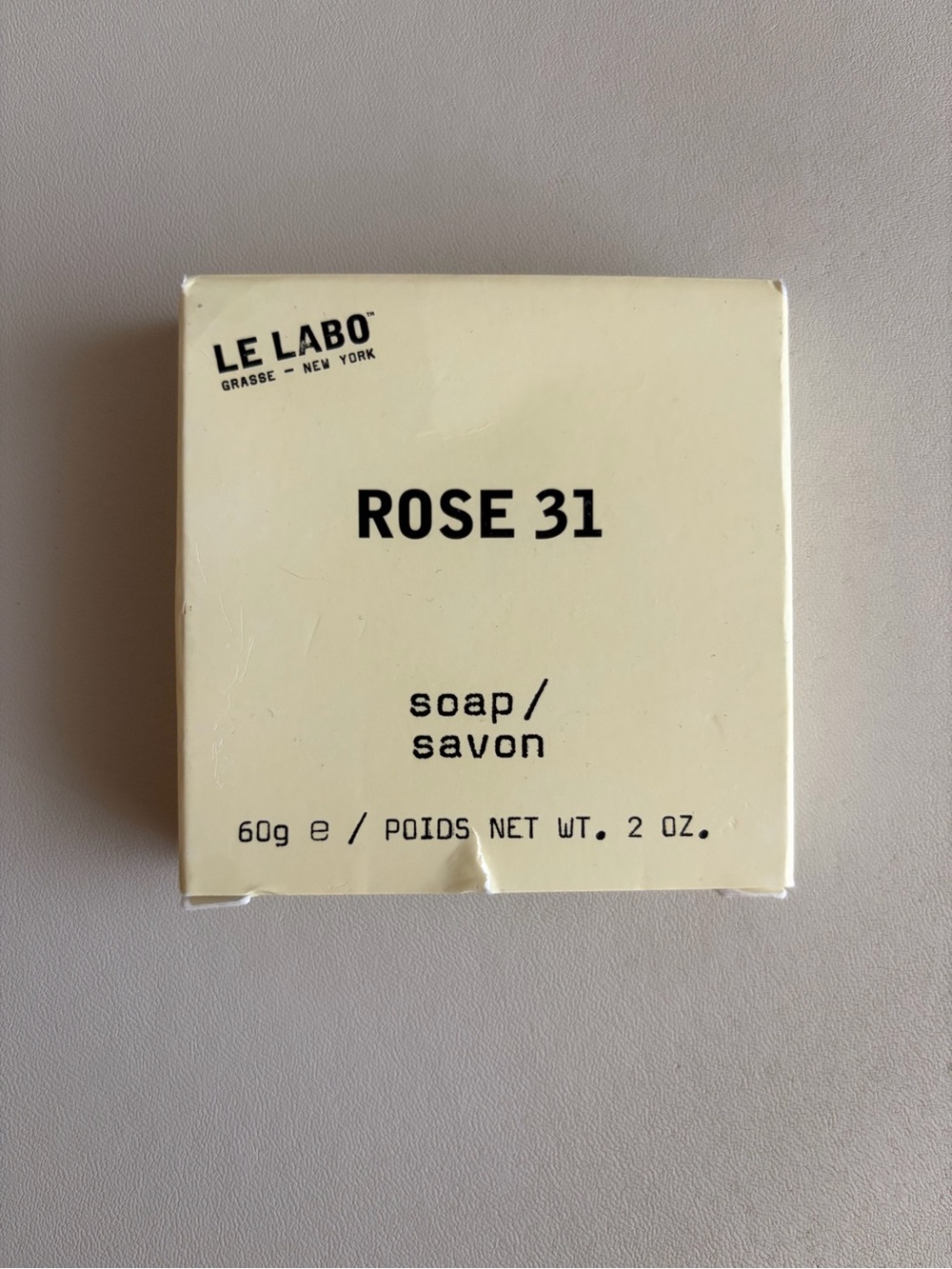 Le Labo Rose 31 Bar Soap 60 grams
